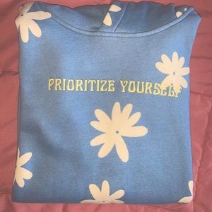 Hollister Baby Blue Size Small Hoodie